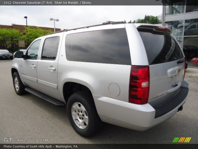 Silver Ice Metallic / Ebony 2012 Chevrolet Suburban LT 4x4