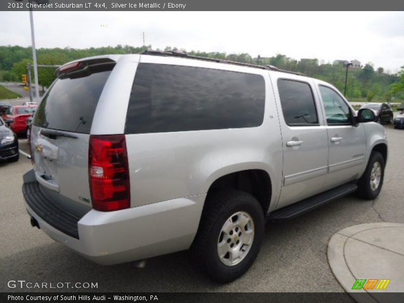 Silver Ice Metallic / Ebony 2012 Chevrolet Suburban LT 4x4