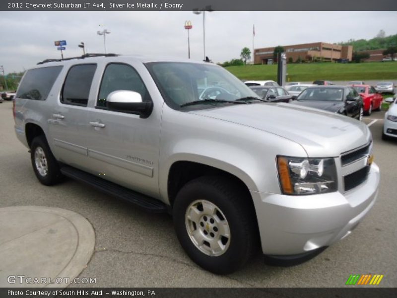 Silver Ice Metallic / Ebony 2012 Chevrolet Suburban LT 4x4