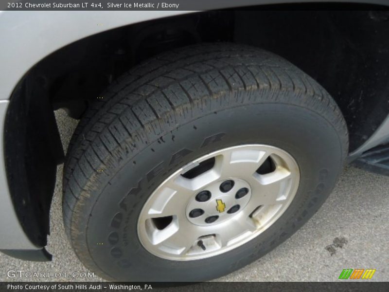 Silver Ice Metallic / Ebony 2012 Chevrolet Suburban LT 4x4