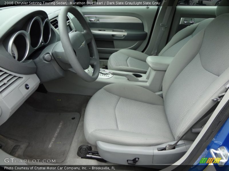Marathon Blue Pearl / Dark Slate Gray/Light Slate Gray 2008 Chrysler Sebring Touring Sedan