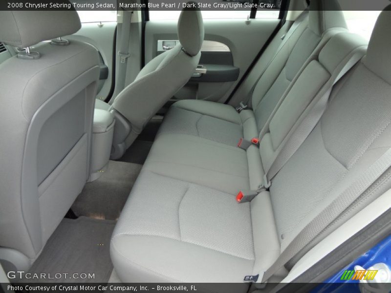 Marathon Blue Pearl / Dark Slate Gray/Light Slate Gray 2008 Chrysler Sebring Touring Sedan