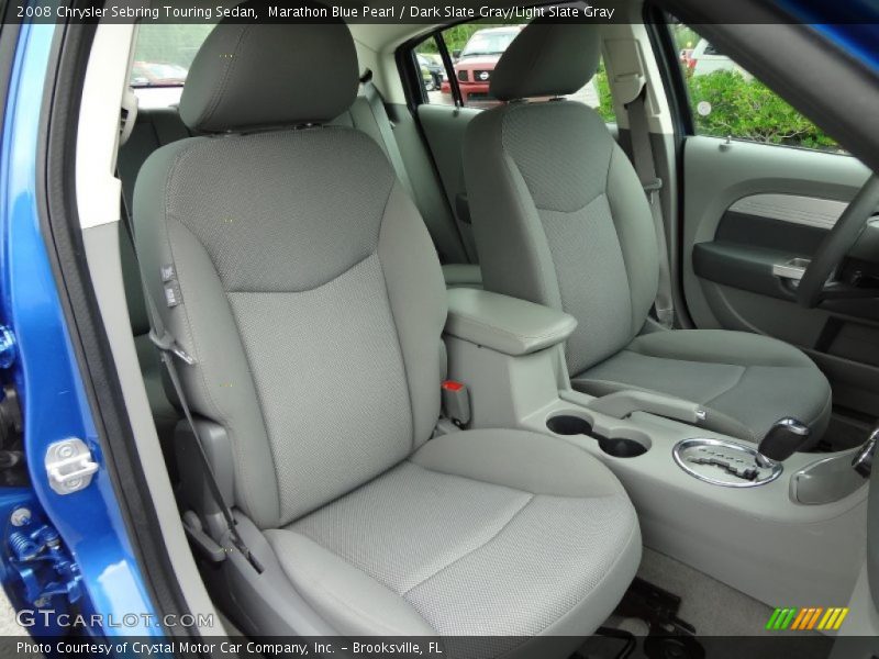 Marathon Blue Pearl / Dark Slate Gray/Light Slate Gray 2008 Chrysler Sebring Touring Sedan