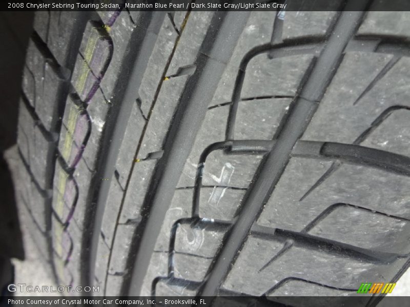 Marathon Blue Pearl / Dark Slate Gray/Light Slate Gray 2008 Chrysler Sebring Touring Sedan