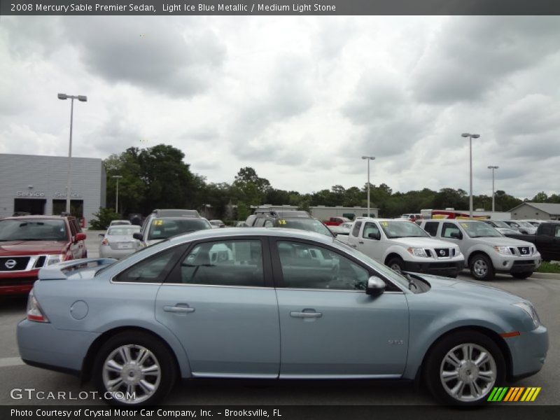Light Ice Blue Metallic / Medium Light Stone 2008 Mercury Sable Premier Sedan