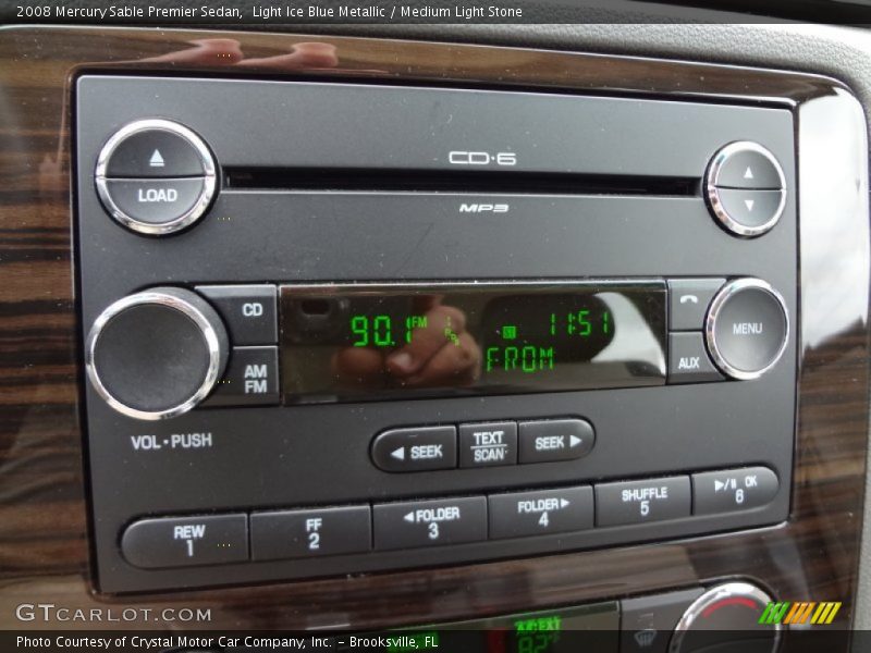 Light Ice Blue Metallic / Medium Light Stone 2008 Mercury Sable Premier Sedan