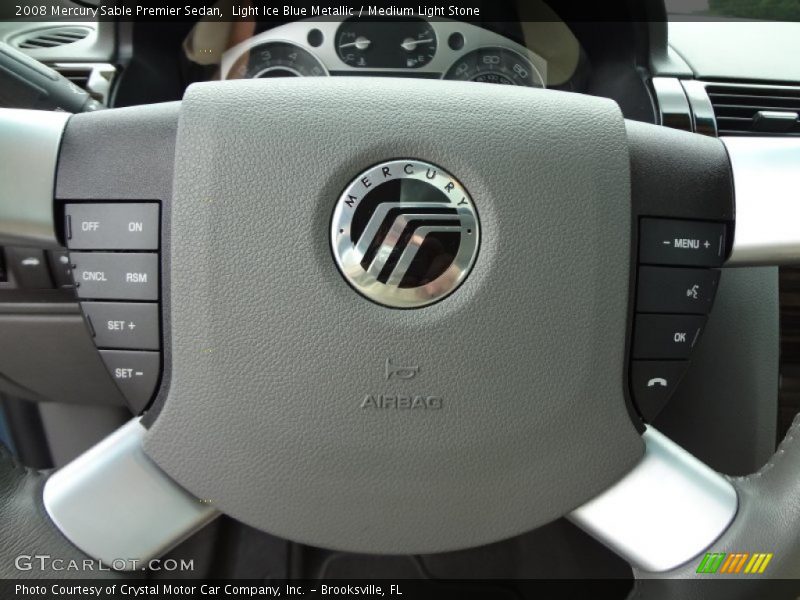 Light Ice Blue Metallic / Medium Light Stone 2008 Mercury Sable Premier Sedan