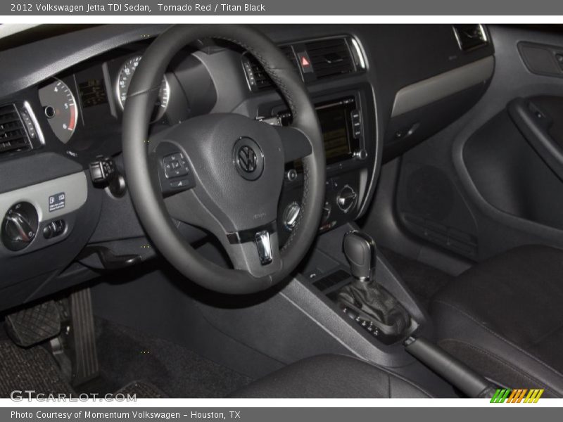 Tornado Red / Titan Black 2012 Volkswagen Jetta TDI Sedan