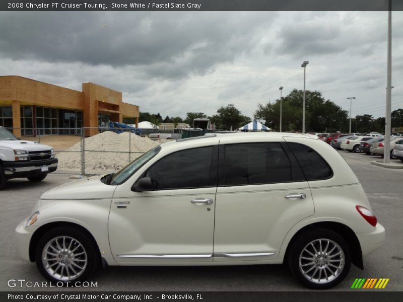 Stone White / Pastel Slate Gray 2008 Chrysler PT Cruiser Touring