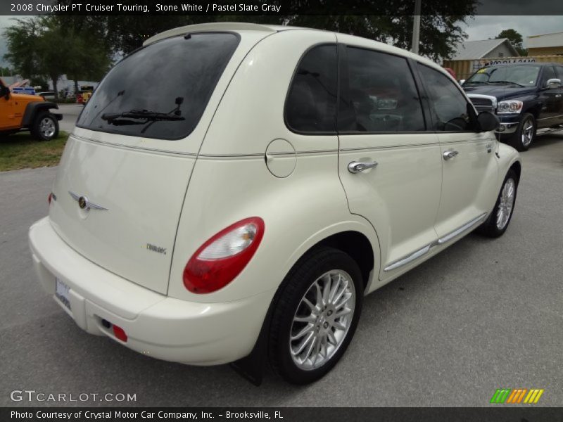Stone White / Pastel Slate Gray 2008 Chrysler PT Cruiser Touring