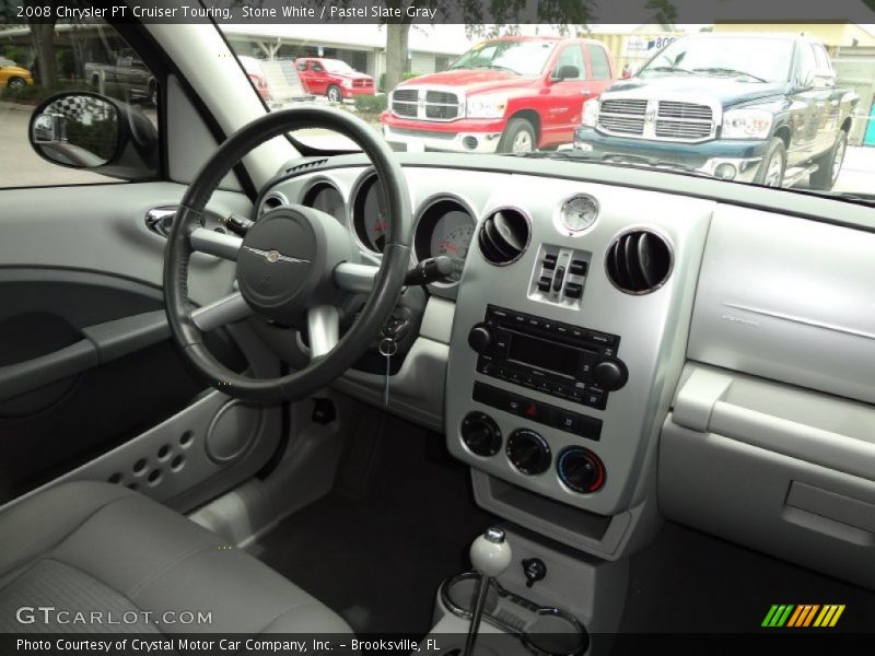 Stone White / Pastel Slate Gray 2008 Chrysler PT Cruiser Touring