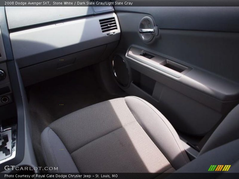 Stone White / Dark Slate Gray/Light Slate Gray 2008 Dodge Avenger SXT