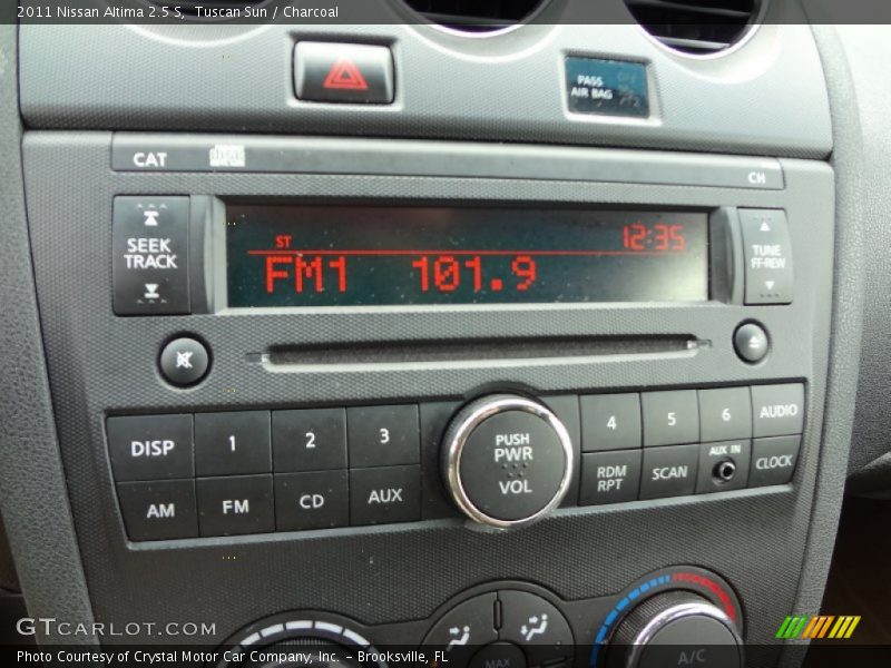 Tuscan Sun / Charcoal 2011 Nissan Altima 2.5 S