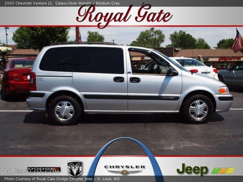 Galaxy Silver Metallic / Medium Gray 2003 Chevrolet Venture LS