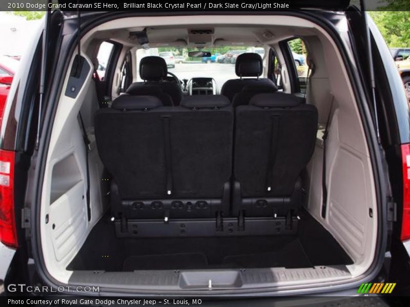 Brilliant Black Crystal Pearl / Dark Slate Gray/Light Shale 2010 Dodge Grand Caravan SE Hero