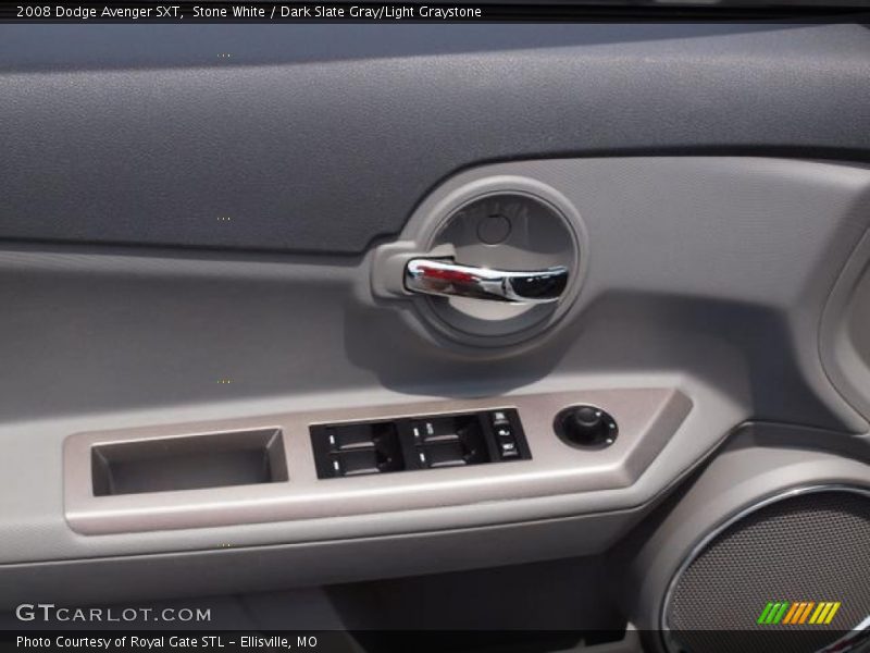 Stone White / Dark Slate Gray/Light Graystone 2008 Dodge Avenger SXT