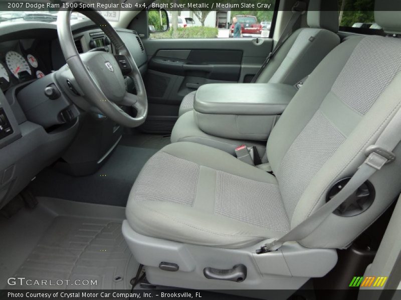 Bright Silver Metallic / Medium Slate Gray 2007 Dodge Ram 1500 Sport Regular Cab 4x4
