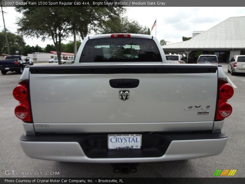 Bright Silver Metallic / Medium Slate Gray 2007 Dodge Ram 1500 Sport Regular Cab 4x4