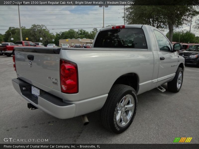 Bright Silver Metallic / Medium Slate Gray 2007 Dodge Ram 1500 Sport Regular Cab 4x4
