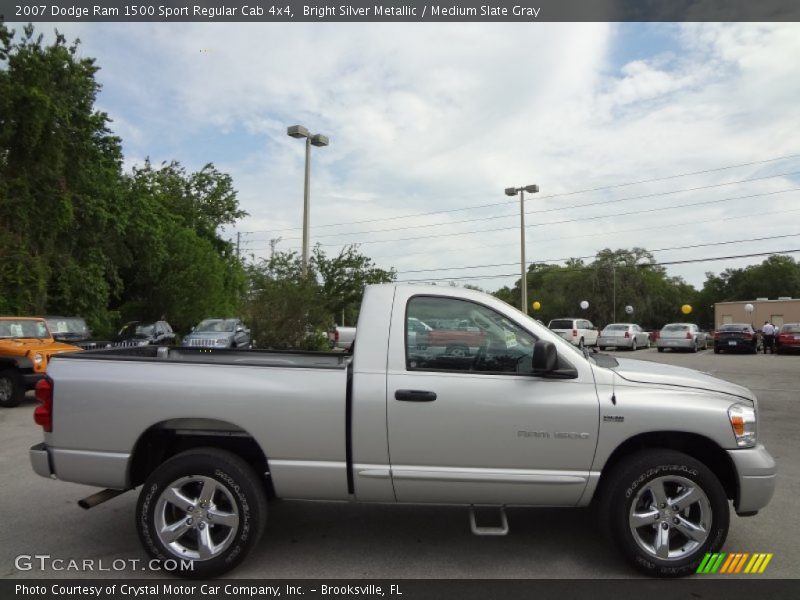 Bright Silver Metallic / Medium Slate Gray 2007 Dodge Ram 1500 Sport Regular Cab 4x4