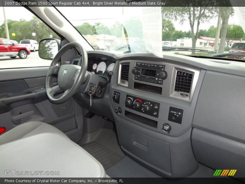 Bright Silver Metallic / Medium Slate Gray 2007 Dodge Ram 1500 Sport Regular Cab 4x4