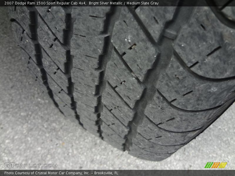 Bright Silver Metallic / Medium Slate Gray 2007 Dodge Ram 1500 Sport Regular Cab 4x4