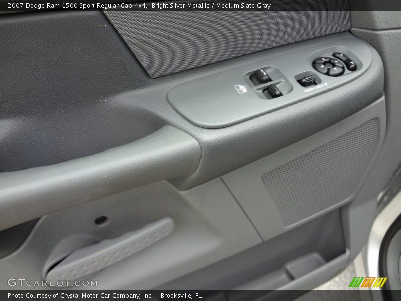 Bright Silver Metallic / Medium Slate Gray 2007 Dodge Ram 1500 Sport Regular Cab 4x4