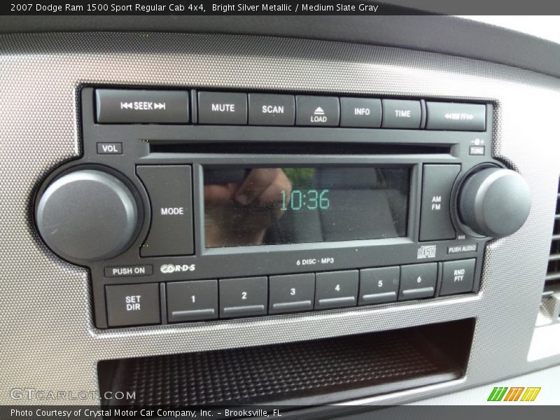 Bright Silver Metallic / Medium Slate Gray 2007 Dodge Ram 1500 Sport Regular Cab 4x4