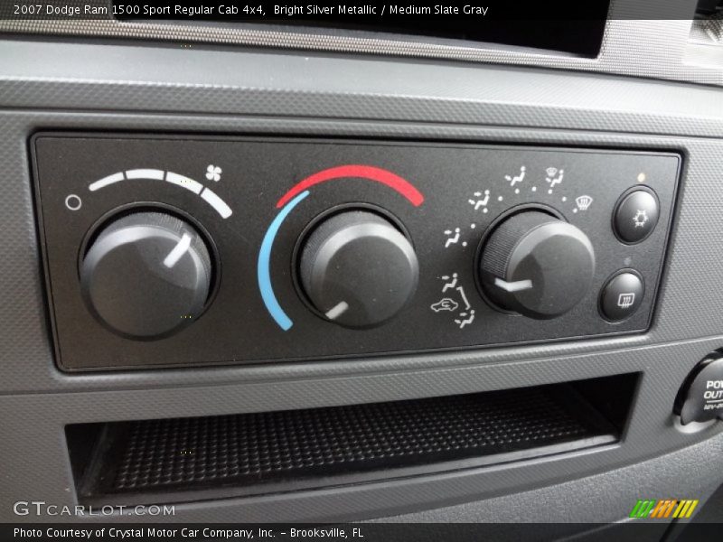 Bright Silver Metallic / Medium Slate Gray 2007 Dodge Ram 1500 Sport Regular Cab 4x4