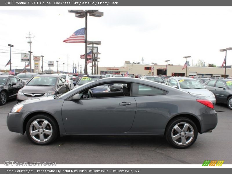 Dark Steel Gray Metallic / Ebony Black 2008 Pontiac G6 GT Coupe