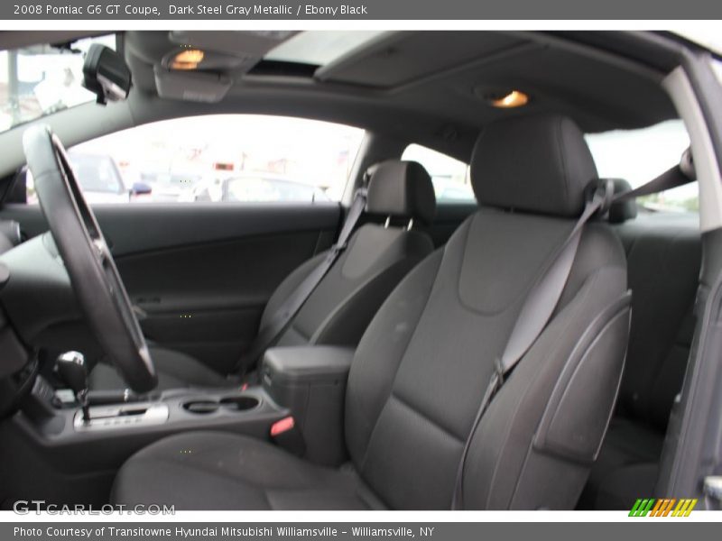 Dark Steel Gray Metallic / Ebony Black 2008 Pontiac G6 GT Coupe