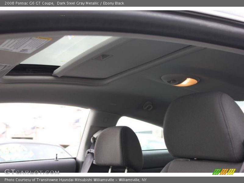 Dark Steel Gray Metallic / Ebony Black 2008 Pontiac G6 GT Coupe