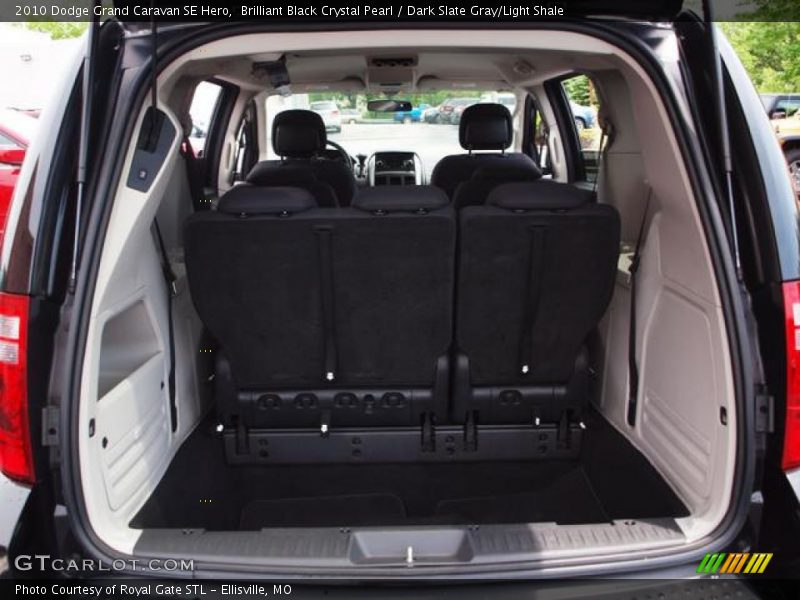 Brilliant Black Crystal Pearl / Dark Slate Gray/Light Shale 2010 Dodge Grand Caravan SE Hero