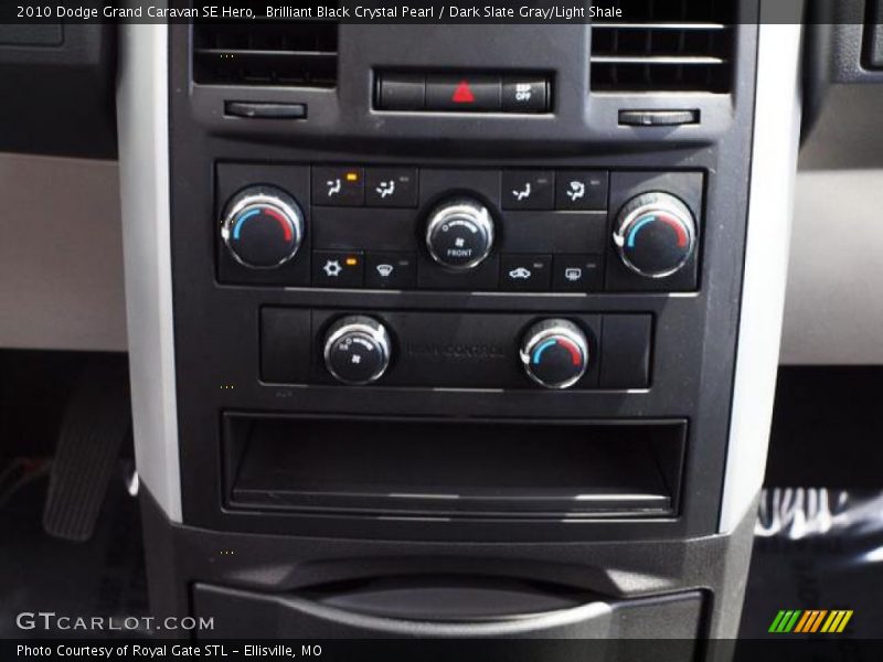 Brilliant Black Crystal Pearl / Dark Slate Gray/Light Shale 2010 Dodge Grand Caravan SE Hero