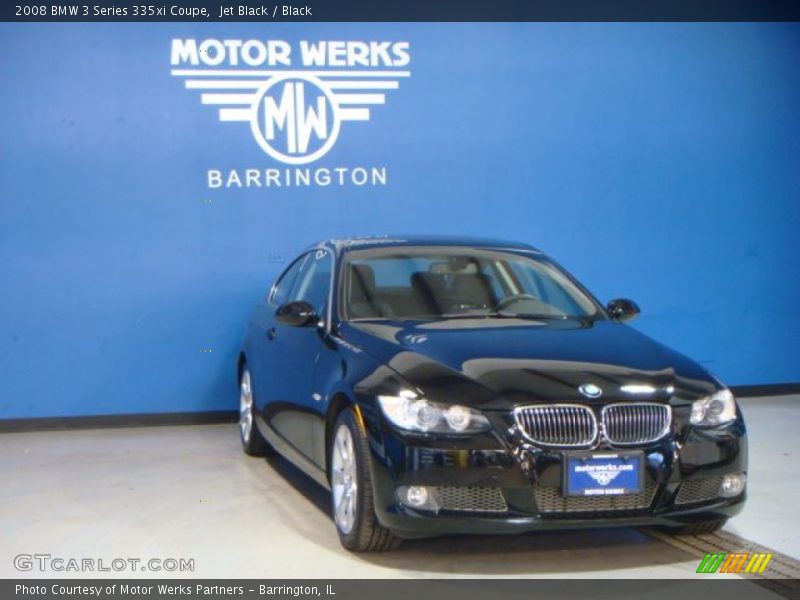 Jet Black / Black 2008 BMW 3 Series 335xi Coupe