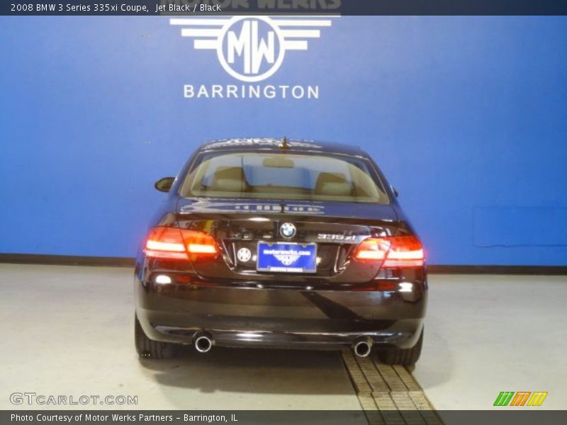 Jet Black / Black 2008 BMW 3 Series 335xi Coupe