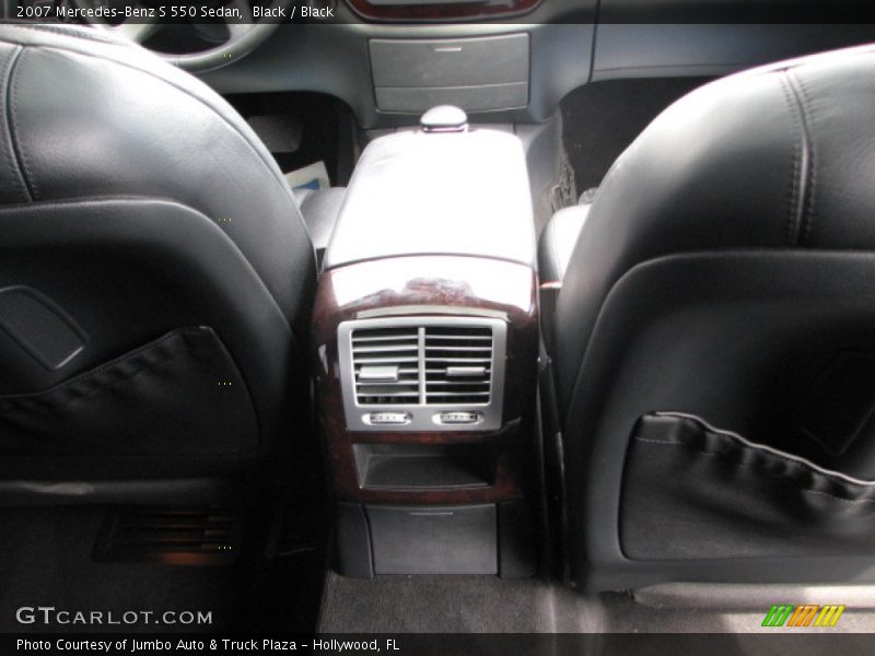 Black / Black 2007 Mercedes-Benz S 550 Sedan