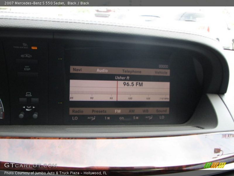 Black / Black 2007 Mercedes-Benz S 550 Sedan