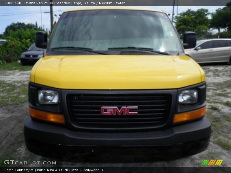 Yellow / Medium Pewter 2006 GMC Savana Van 2500 Extended Cargo
