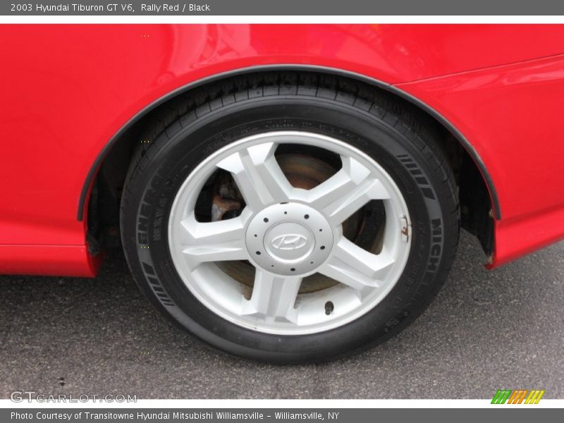 Rally Red / Black 2003 Hyundai Tiburon GT V6