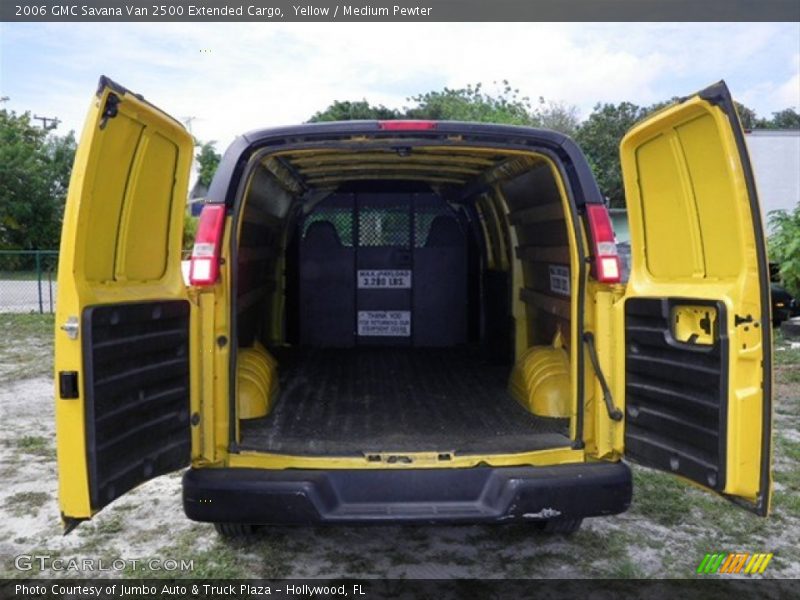 Yellow / Medium Pewter 2006 GMC Savana Van 2500 Extended Cargo