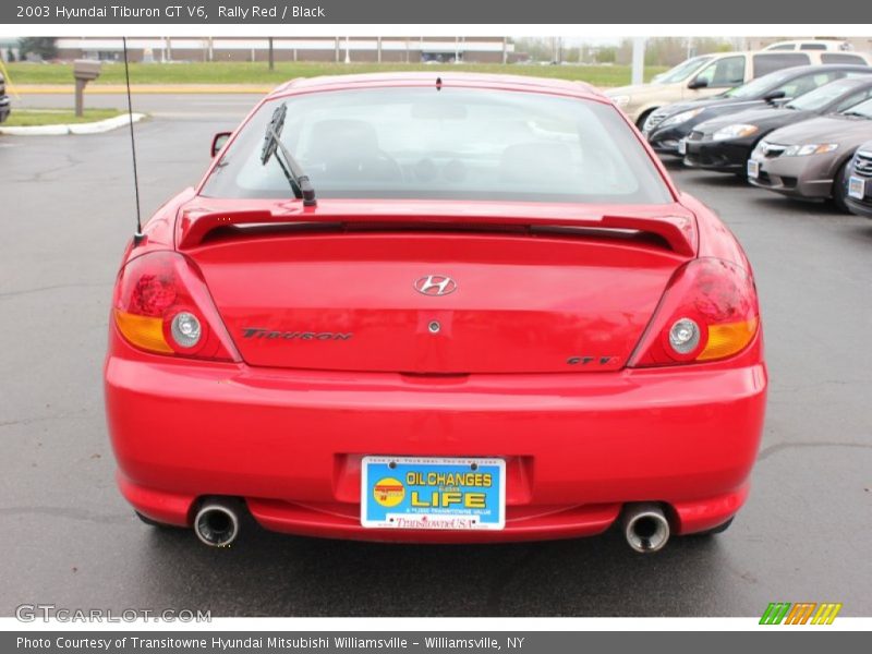 Rally Red / Black 2003 Hyundai Tiburon GT V6