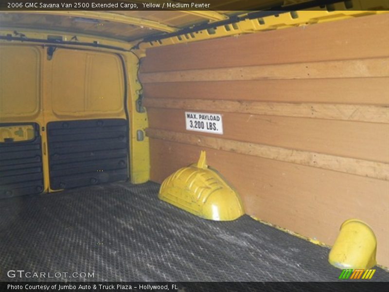 Yellow / Medium Pewter 2006 GMC Savana Van 2500 Extended Cargo