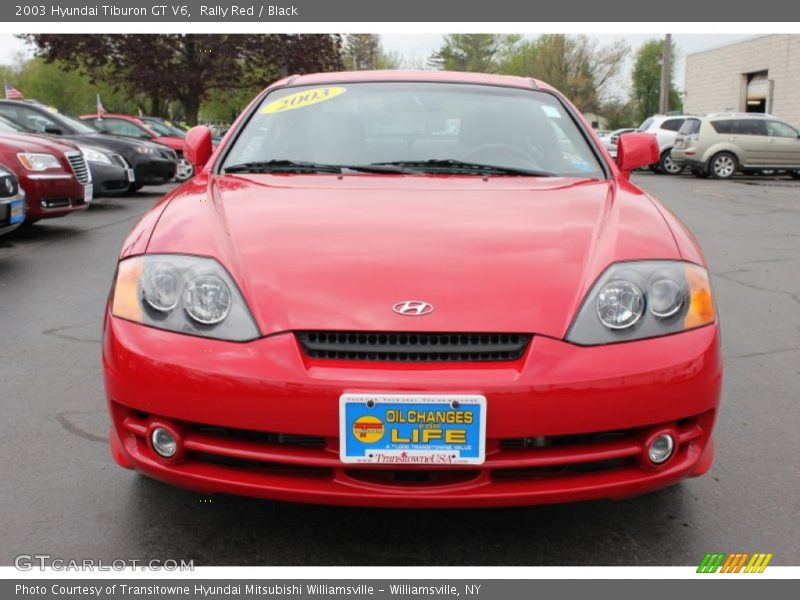 Rally Red / Black 2003 Hyundai Tiburon GT V6