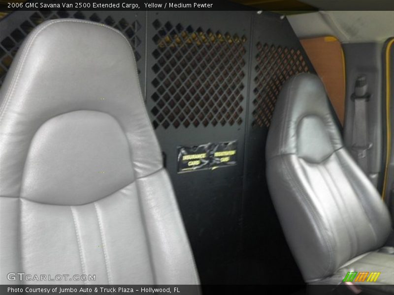 Yellow / Medium Pewter 2006 GMC Savana Van 2500 Extended Cargo