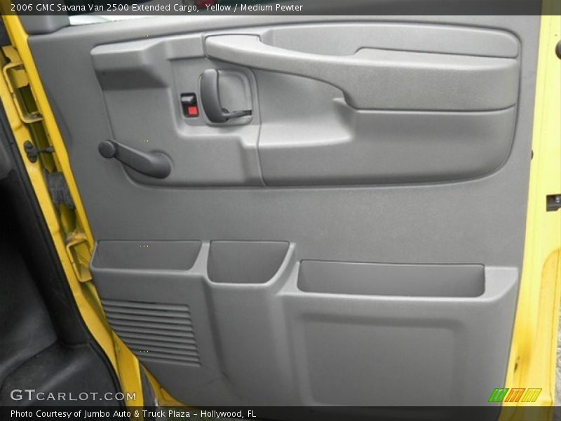 Yellow / Medium Pewter 2006 GMC Savana Van 2500 Extended Cargo