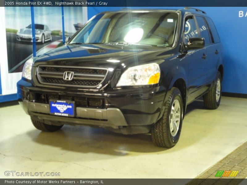Nighthawk Black Pearl / Gray 2005 Honda Pilot EX 4WD