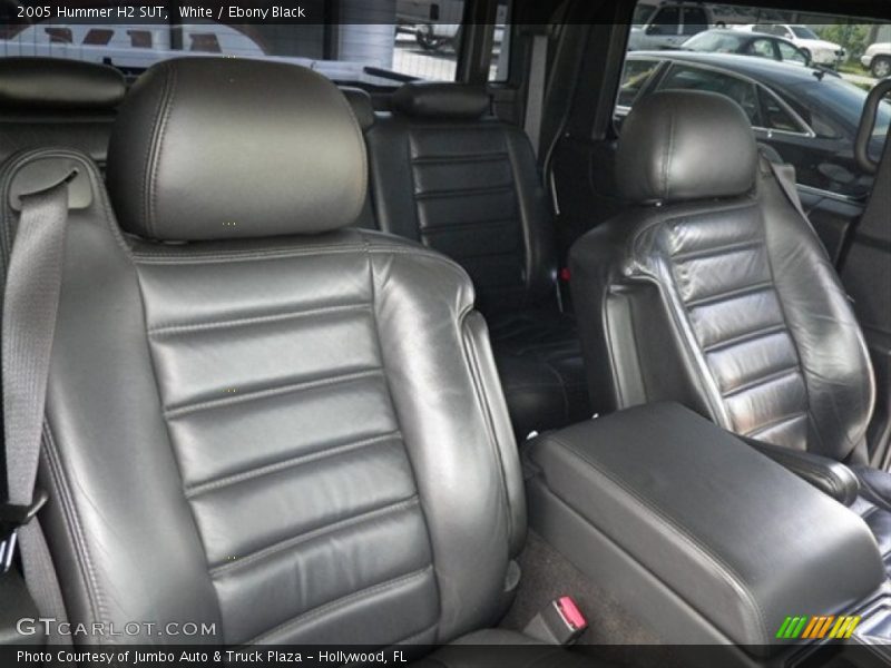 White / Ebony Black 2005 Hummer H2 SUT