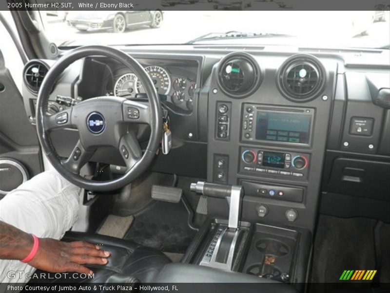 White / Ebony Black 2005 Hummer H2 SUT