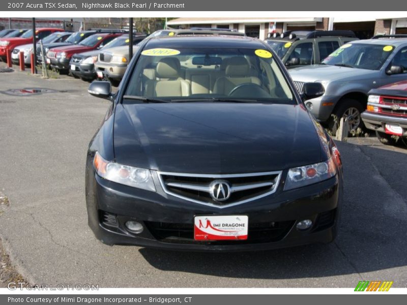 Nighthawk Black Pearl / Parchment 2007 Acura TSX Sedan